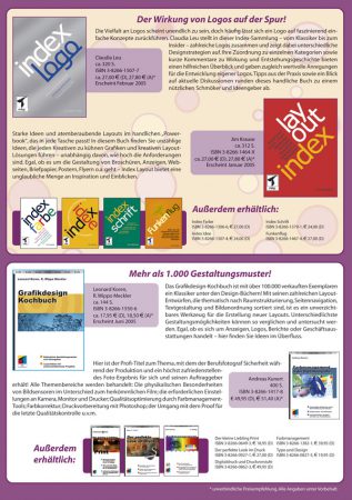 Novitäten der index-Buchreihe